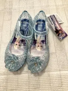 新品未使用　タグ付　ディズニープリンセス　アナ雪　エルサ サンダル　18センチ