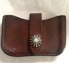 【極美品】RRL ダブルアールエル コンチョ レザー カードケース 名刺入れ 極美品】RRL ダブルアールエル コンチョ レザー カードケース