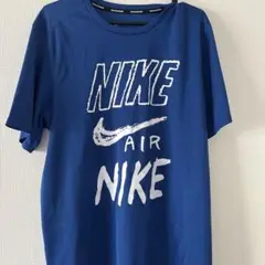 Nike DRI-FIT 青 Lサイズ シャツ