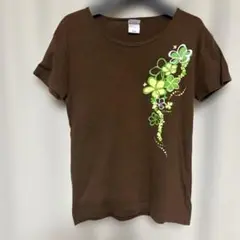 UnitedAthle フラワープリント 半袖Tシャツ