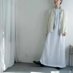 NUI MOND ヌイモンド ラップワンピース nui mond ヌイモンド コットンラップワンピース/Blue