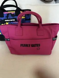 PEARLY GATES ピンクトートバッグ