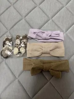 ヘアバンドセット　ヘアゴムセット