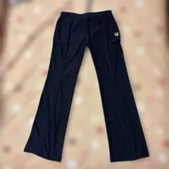 FILA ネイビー メッシュフレアパンツSサイズ　VL8012