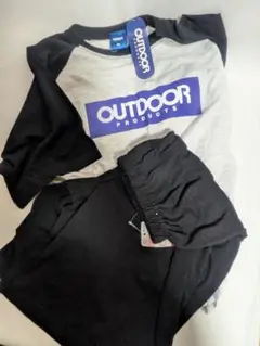 160　アウトドア　OUTDOOR　キッズ　男の子　Tシャツ　ハーフパンツ