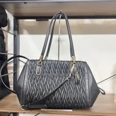 未使用　COACH ブラック　ハンドバッグ　2way