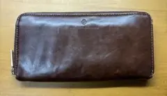 ブラウンレザー長財布 THE ENGLAND HOUSE 茶色