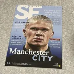 三冠達成 マンチェスターC FAカップ 準決勝 プログラム ハーランド