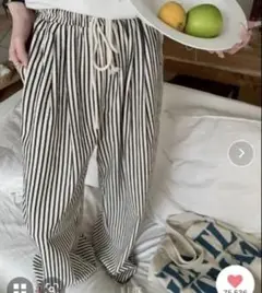ストライプ パンツ M