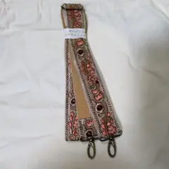 インド刺繍リボンスマホショルダーストラップ