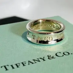 ★正規美品★Tiffany ティファニー指輪 ナローリング1837 10号