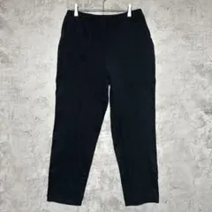 黒 ストレッチ イージーパンツ d&co