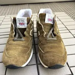 値下げしました New Balance M576 オリーブ色 スニーカー