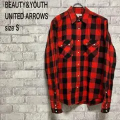 【BEAUTY&YOUTH UNITED ARROWS】 チェックシャツ お洒落