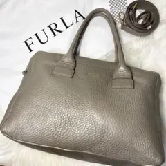 ✨大人気✨フルラ カプリッチョ 2way ショルダー ハンド シボ革 レザー