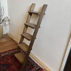 ミニ　木製はしご　未使用　猫