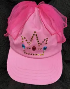 ユニバーサル・スタジオ ピーチ姫 キャップ 53-55cm ピンク