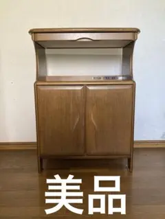 【美品】カリモク家具 電話台 FAX台 コンセント付き karimoku