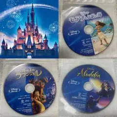 Disney Blu-ray 3作品 モアナ、ラプンツェル、アラジン(実写)