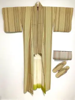 ②着物 御召 お揃い3点セット
