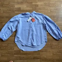 ESSENSE ライトブルー 長袖シャツ S/M