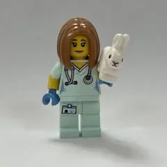 LEGO ミニフィギュア ミニフィグ 獣医 動物のお医者さん ウサギ うざぎ