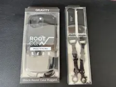 ROOT CO. ルートコー iPhone15ProMAX用ケースとストラップ