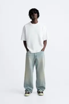 ZARA バギーデニムパンツ メンズ EUR36