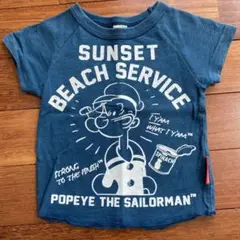 お値下げ！！ポパイ Tシャツ ダークブルー 90