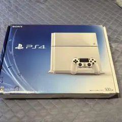 SONY PS4 本体 グレイシャー・ホワイト 500GB コントローラーなし