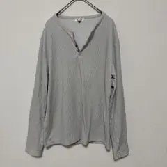 【a.v.v HOMME】　長袖Tシャツ　ストライプ柄　Mサイズ