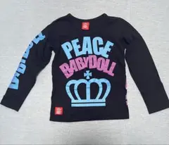 BABYDOLL ベビド 黒 ロンT 120サイズ 長袖Tシャツ