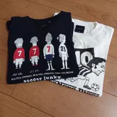 新品・未使用 サッカージャンキー Tシャツ ２枚セット