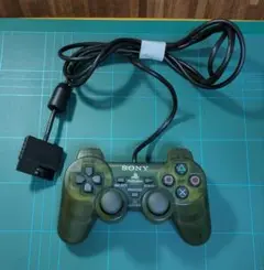 PS2 コントローラー 純正 クリアブルー　動作確認済　ソニー ゲーム周辺機器