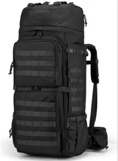 75L ミリタリー バックパック リュック ブラック