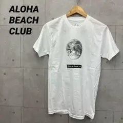 タグ付 ALOHA BEACH CLUB アロハビーチクラブ Tシャツ 白 S