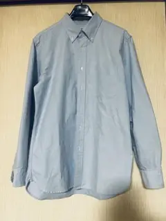 UNIQLO ユニクロ オックスフォードシャツ 長袖 Mサイズ ブルー
