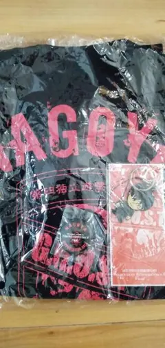 GACKT 名古屋公演 Tシャツ + キーホルダー＆缶バッジセット