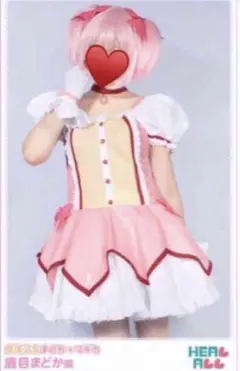 魔法少女まどか☆マギカ 鹿目まどか風 コスプレ衣装 M