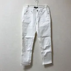 【ORIGIN 】オリジン ホワイト スリムフィット デニムパンツ W61