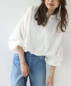 ジャーナルスタンダードレリューム ブラウス ジャガード レース