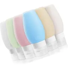 トラベルボトル シリコン製 シャンプーボトル 90ml 携帯用容器 6本