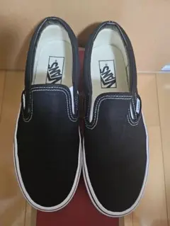 VANS ブラック スリッポン　25cm