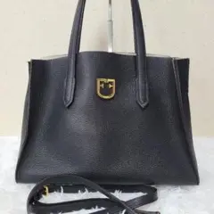 フルラ ベルヴェデーレ ショルダーバッグ 2way レザー ビジネス A4可能