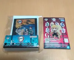 一番くじ　鬼滅の刃　F賞 ミニアートボード　G賞 我妻善逸　アクリルチャーム