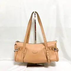 TOD'S トッズ レザー ハンドバッグ トートバッグ ライトブラウン