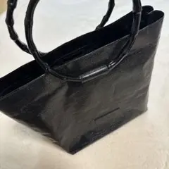 MELROSE ブラック トートバッグ