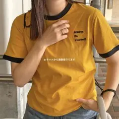 ABYS アビス リンガーTシャツ イエロー