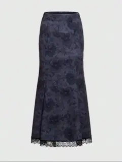 断捨離中 [新品]花柄ロングスカート M