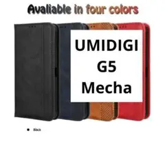 UMIDIGI G5 Mecha スマホケース 手帳型 レザー カードポケット
